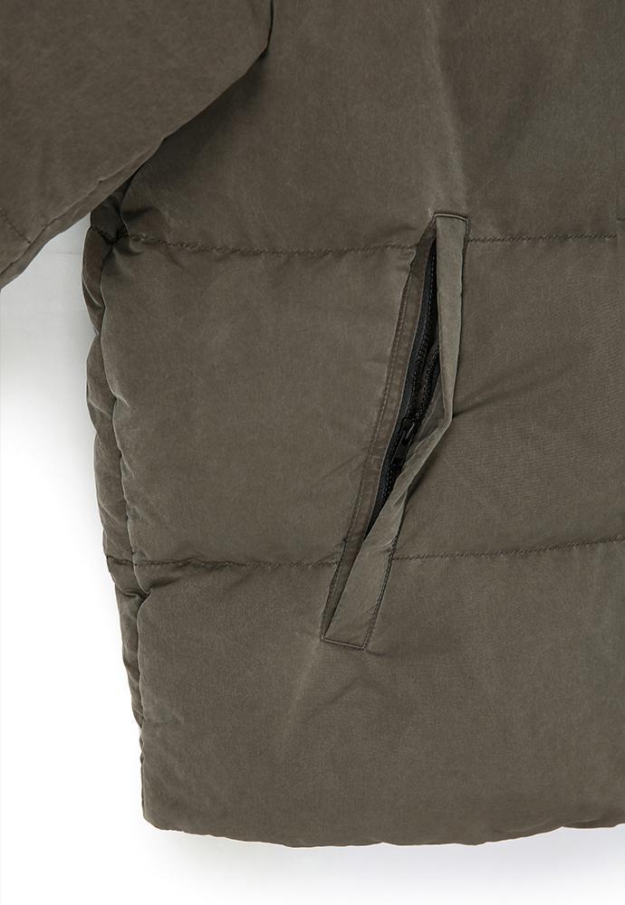 Art if acts - Garment Washed Puffer Down Jacket (Vintage Moss) product image 14 | TRAB K-Fashion Australia