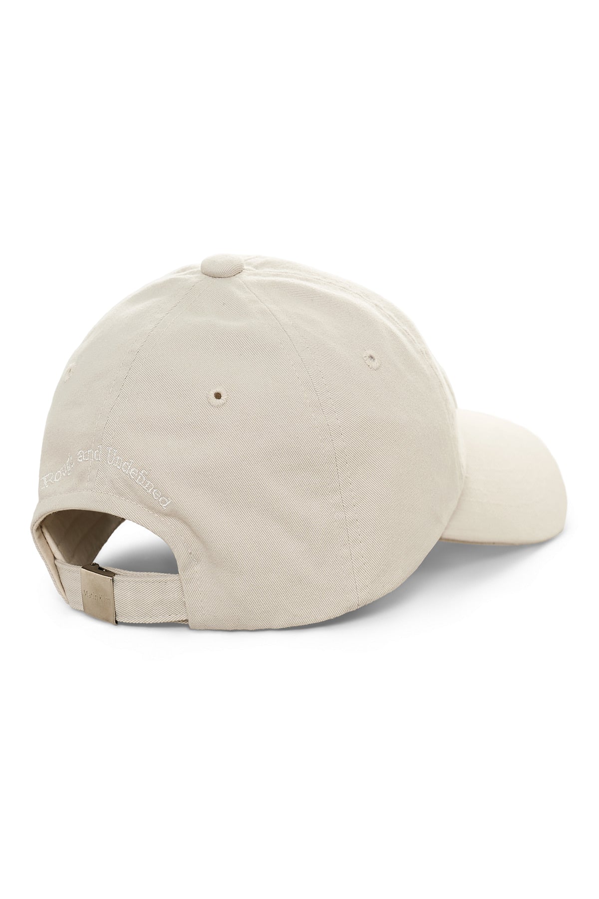Matin Kim - Applique Felt Logo Ball Cap (Light Grey) product image 3 | TRAB K-Fashion Australia