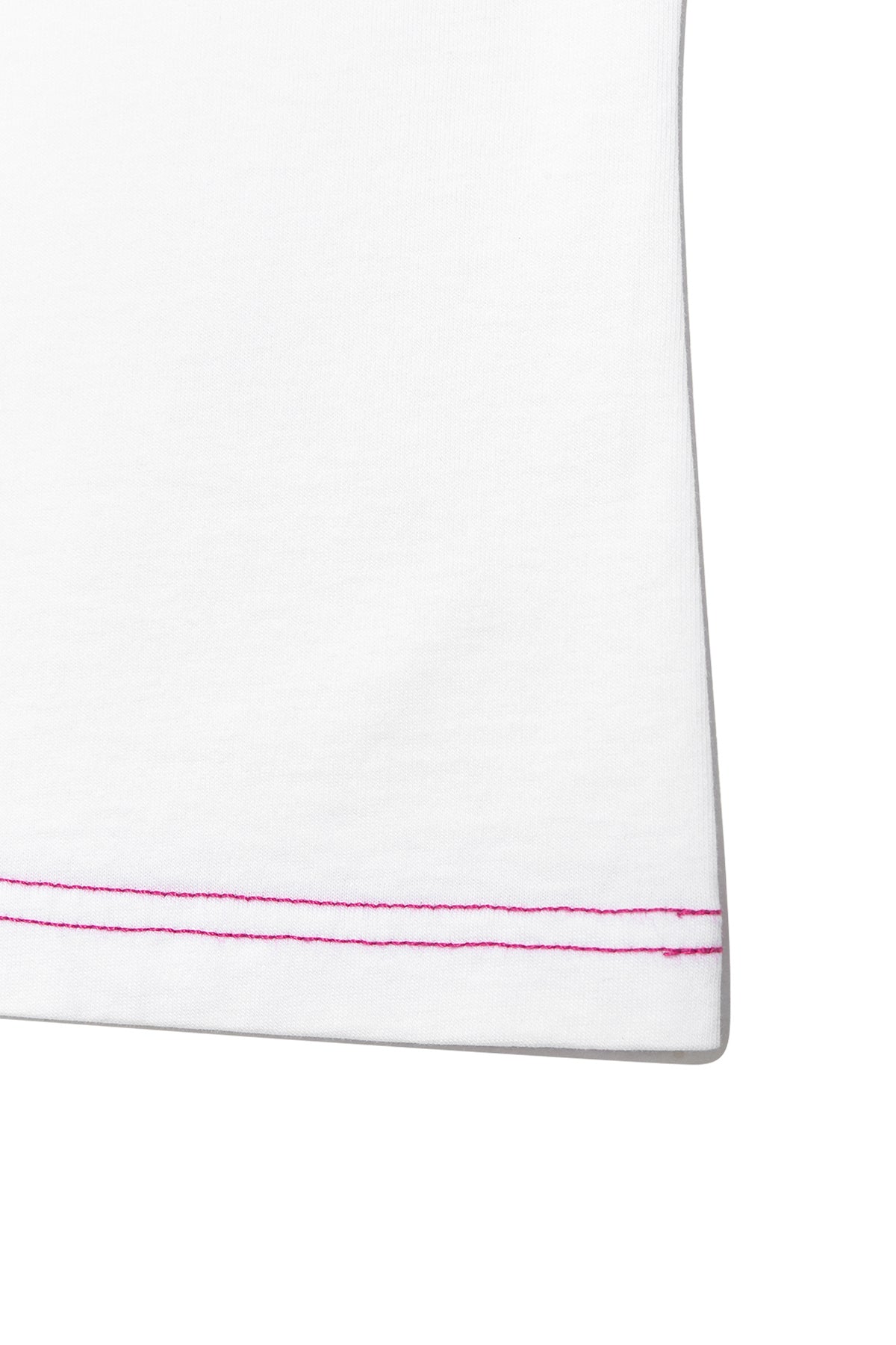 Matin Kim - Color Point Arch Logo Top (White) product image 4 | TRAB K-Fashion Australia