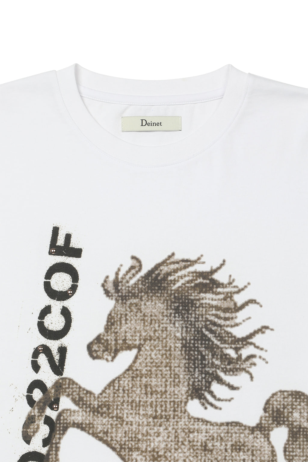 Deinet - Horse Graphic T-Shirt (White) product image 10 | TRAB K-Fashion Australia