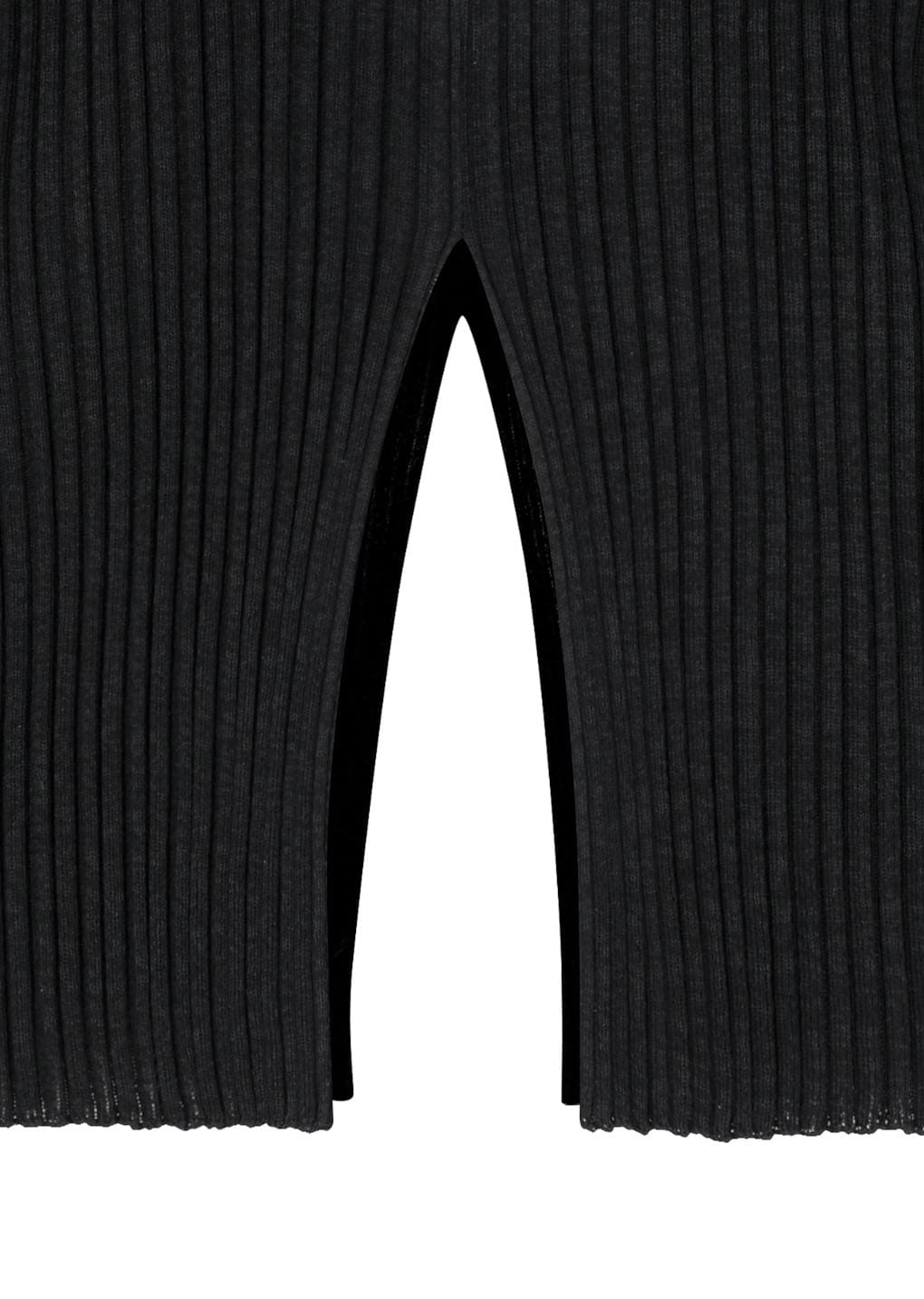 Amomento - Pleats V-neck Knit Blouse (Black) product image 7 | TRAB K-Fashion Australia
