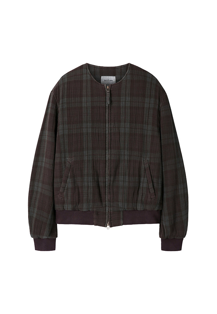 Art if acts - Non Collar Blouson (Vintage Charcoal) product image 6 | TRAB K-Fashion Australia