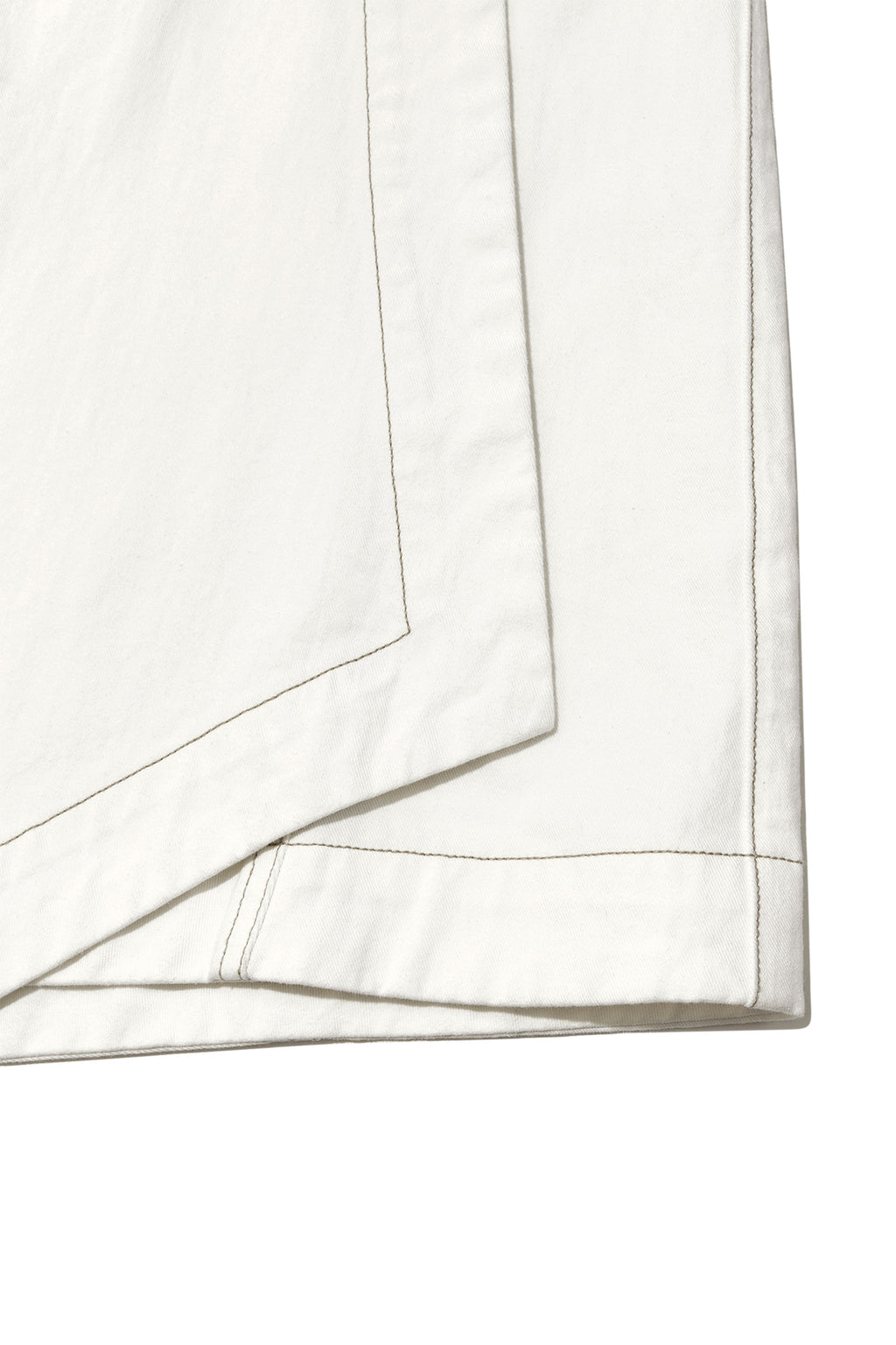 Matin Kim - Denim Mixed Flare Skirt (Ivory) product image 5 | TRAB K-Fashion Australia