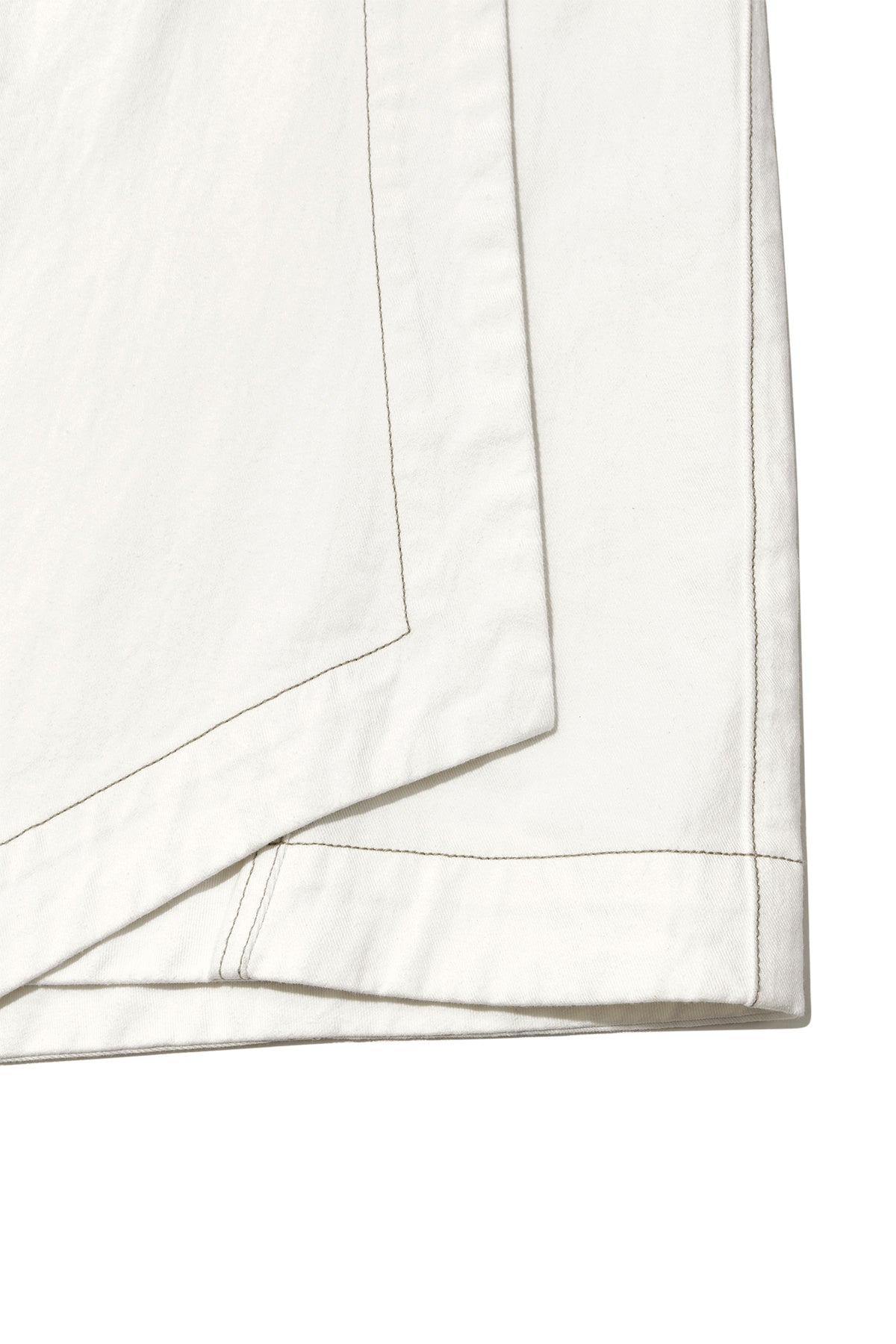 Matin Kim - Denim Mixed Flare Skirt (Ivory) product image 5 | TRAB K-Fashion Australia