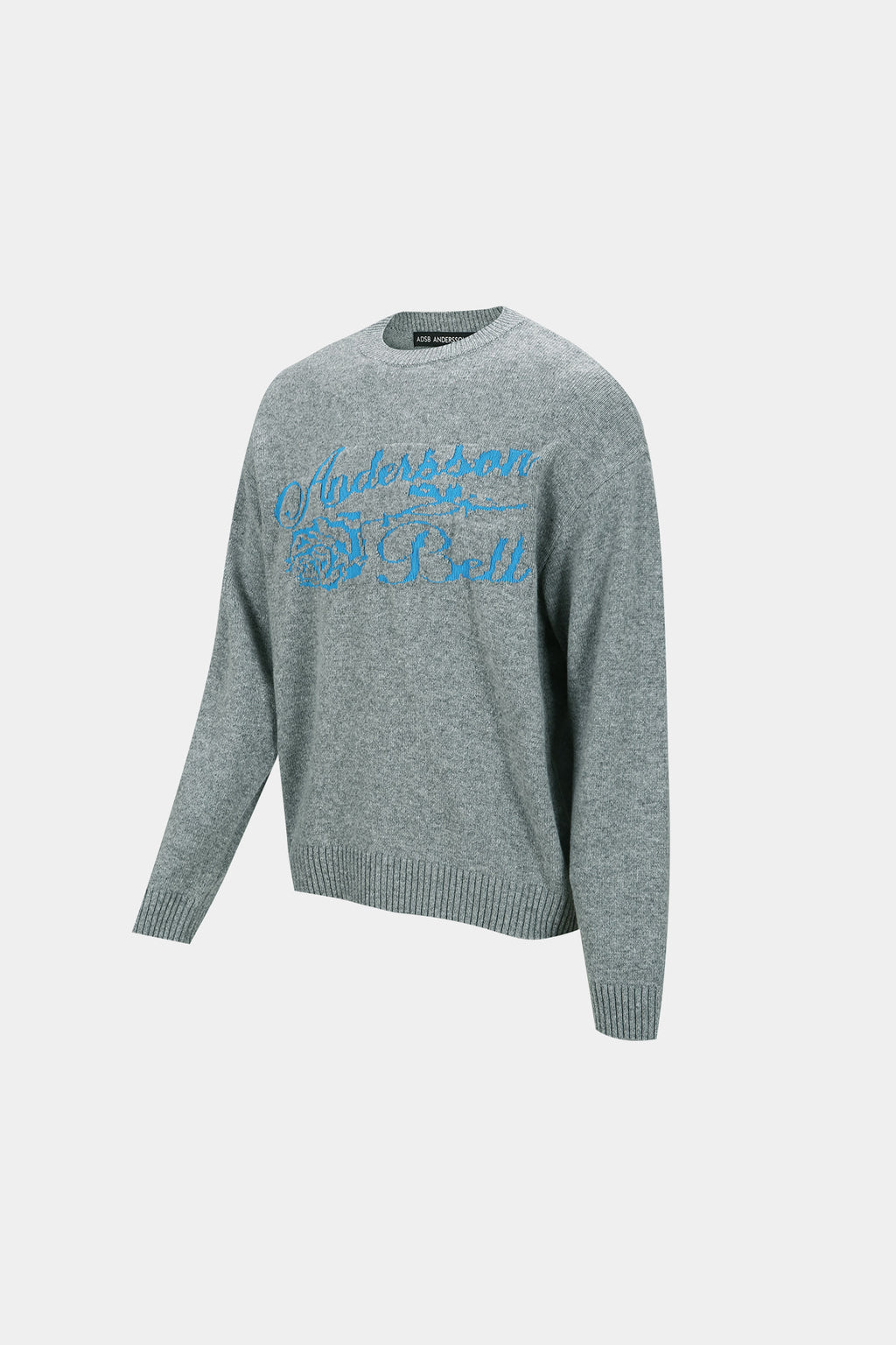 Andersson Bell - Unisex Cashmere Rose Crew-Neck Sweater (Grey) product image 13 | TRAB K-Fashion Australia