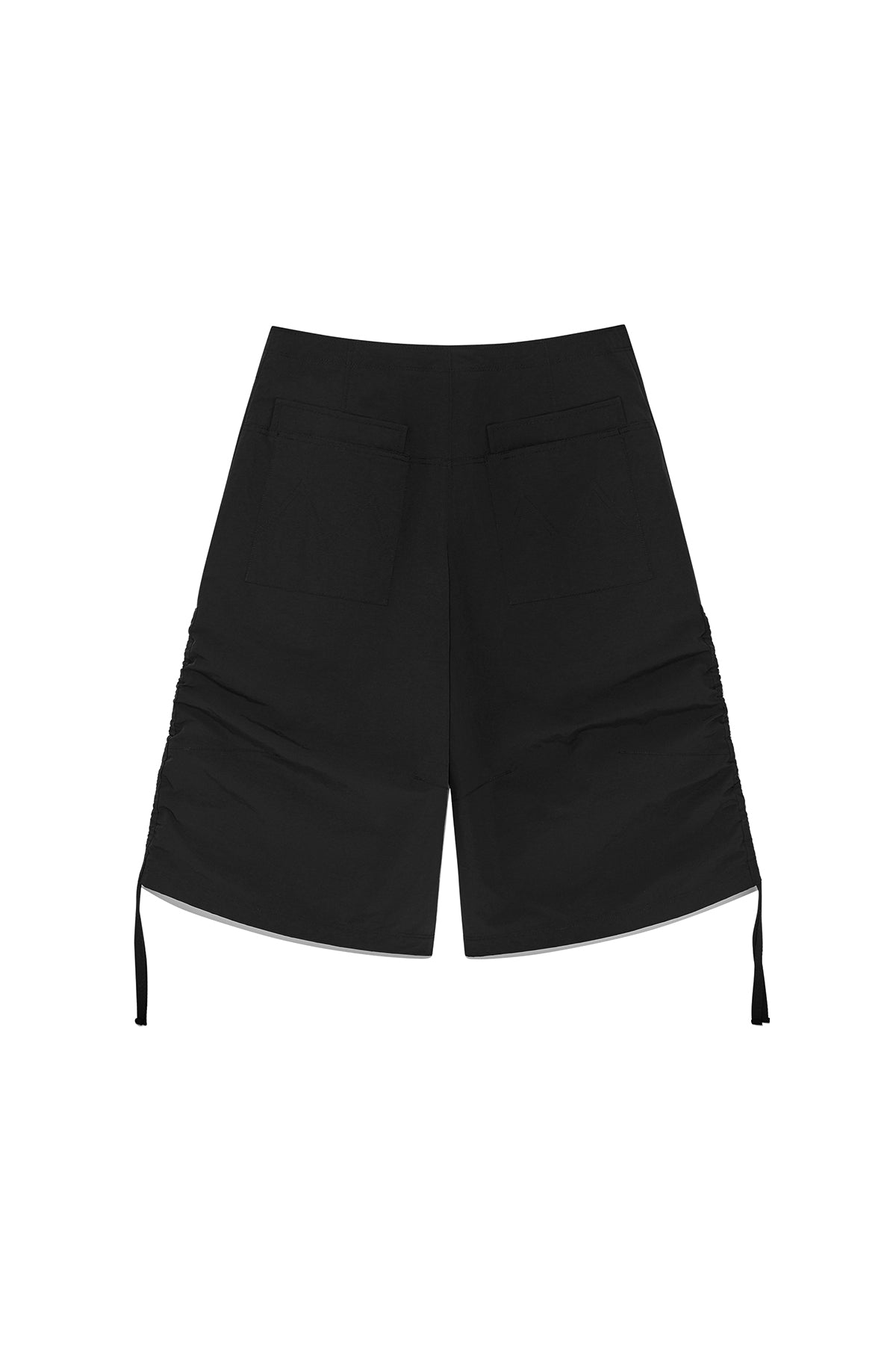 Matin Kim - Nylon String Half Pants (Black) product image 2 | TRAB K-Fashion Australia