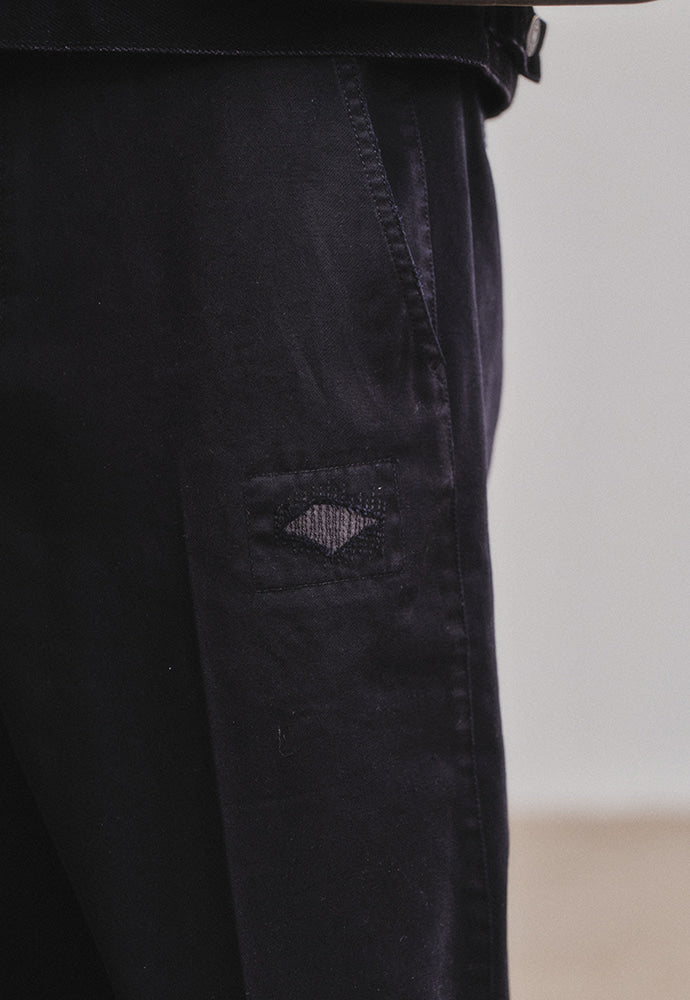 Art if acts - Sashiko Chino Pants (Black) product image 5 | TRAB K-Fashion Australia