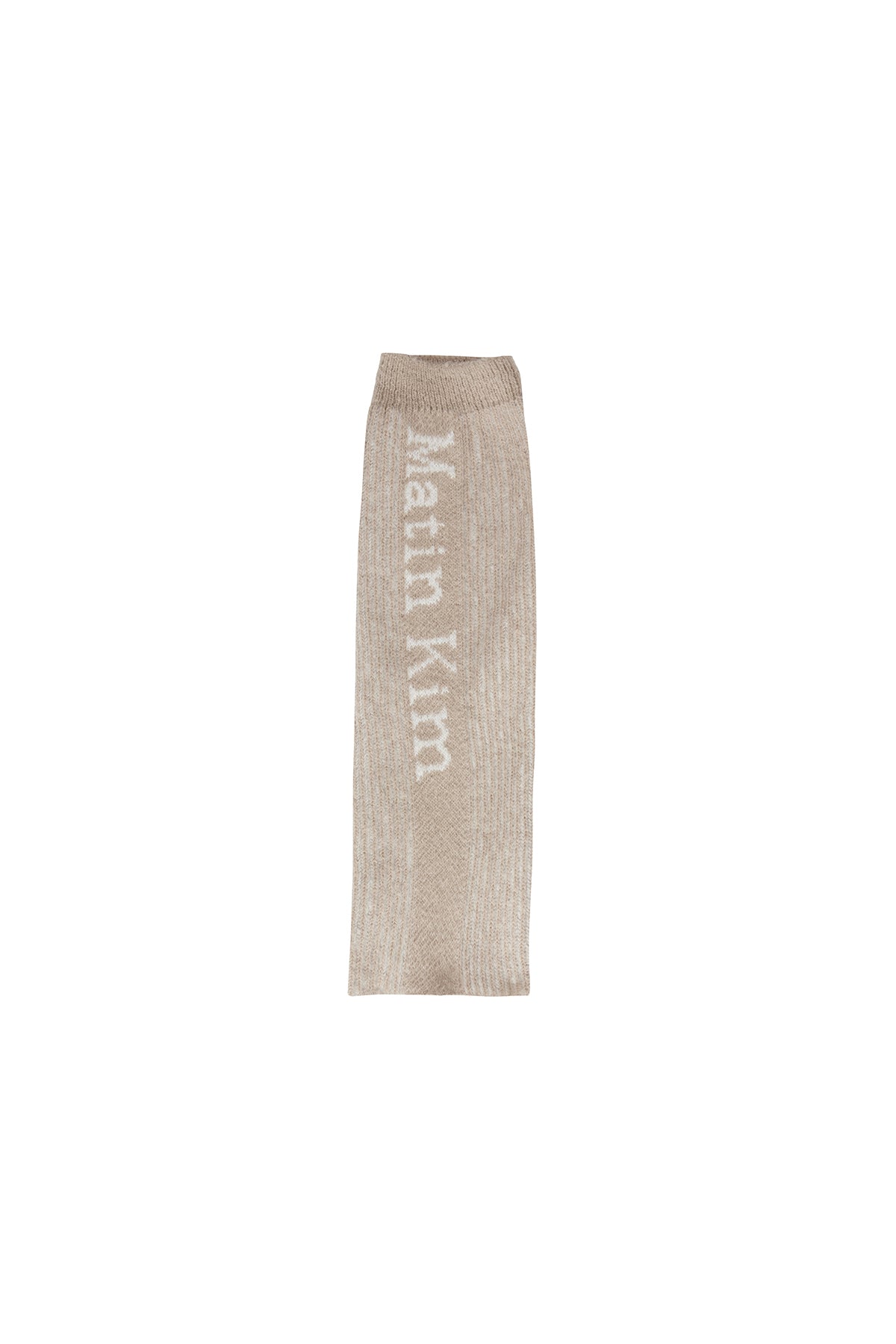 Matin Kim - Matin Stripe Leg Warmer (Beige) product image 2 | TRAB K-Fashion Australia