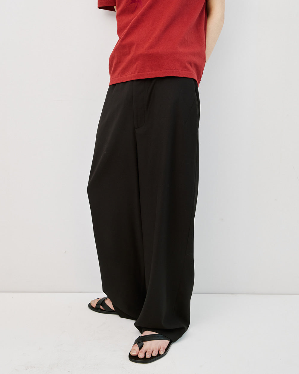 Hatchingroom - Contrast Trousers (Black) product image 10 | TRAB K-Fashion Australia
