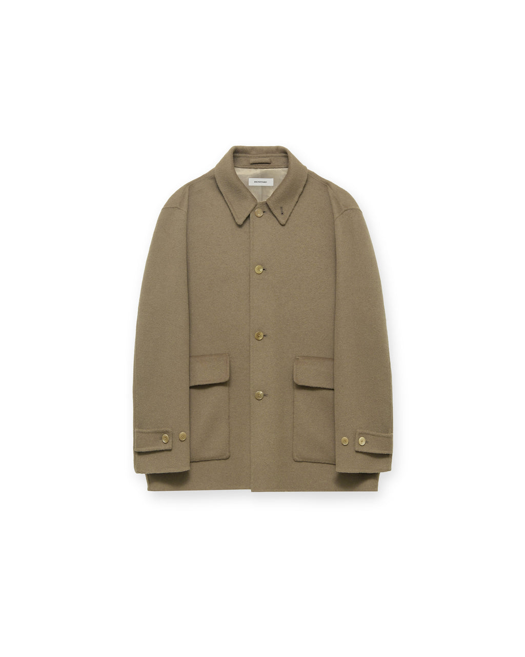 Brownyard - Handmade Half Coat (Dark Beige) product image 5 | TRAB K-Fashion Australia
