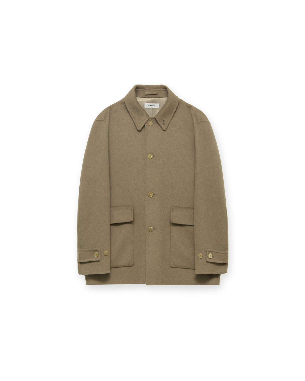 Brownyard - Handmade Half Coat (Dark Beige) product image 5 | TRAB K-Fashion Australia