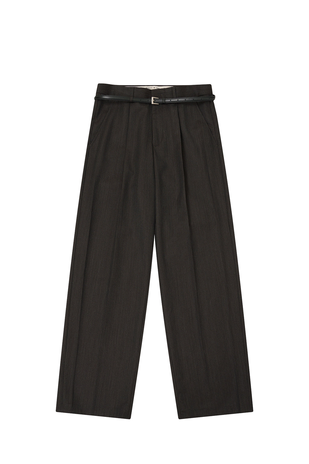 STU - Crease Belt Slacks (Charcoal (1st Reorder )) product image 16 | TRAB K-Fashion Australia