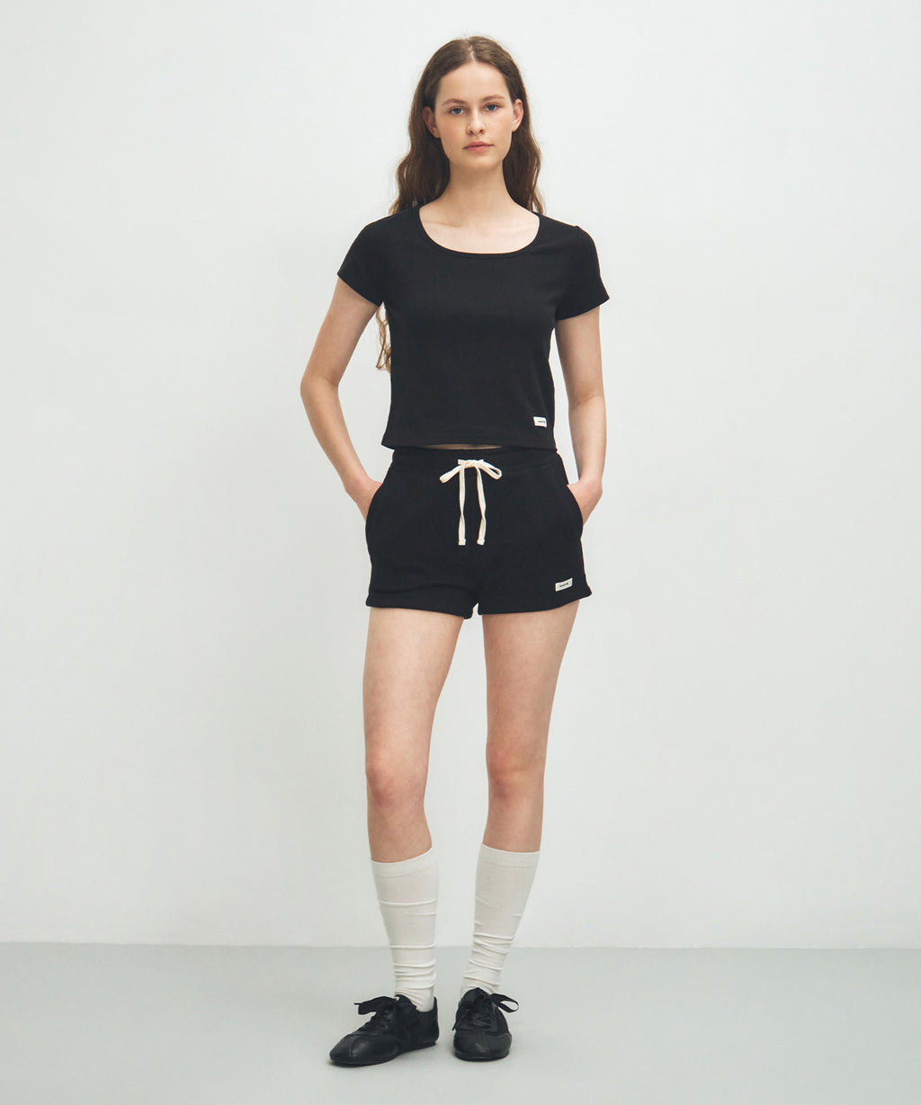 Marithe & Francois Girbaud - Basic Crop Tee (Black) product image 5 | TRAB K-Fashion Australia