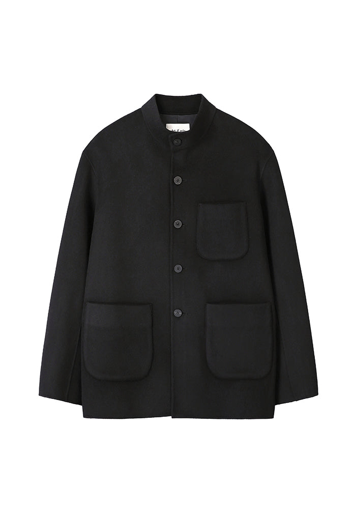 Art if acts - Handmade High Collar Coat (Black) product image 8 | TRAB K-Fashion Australia