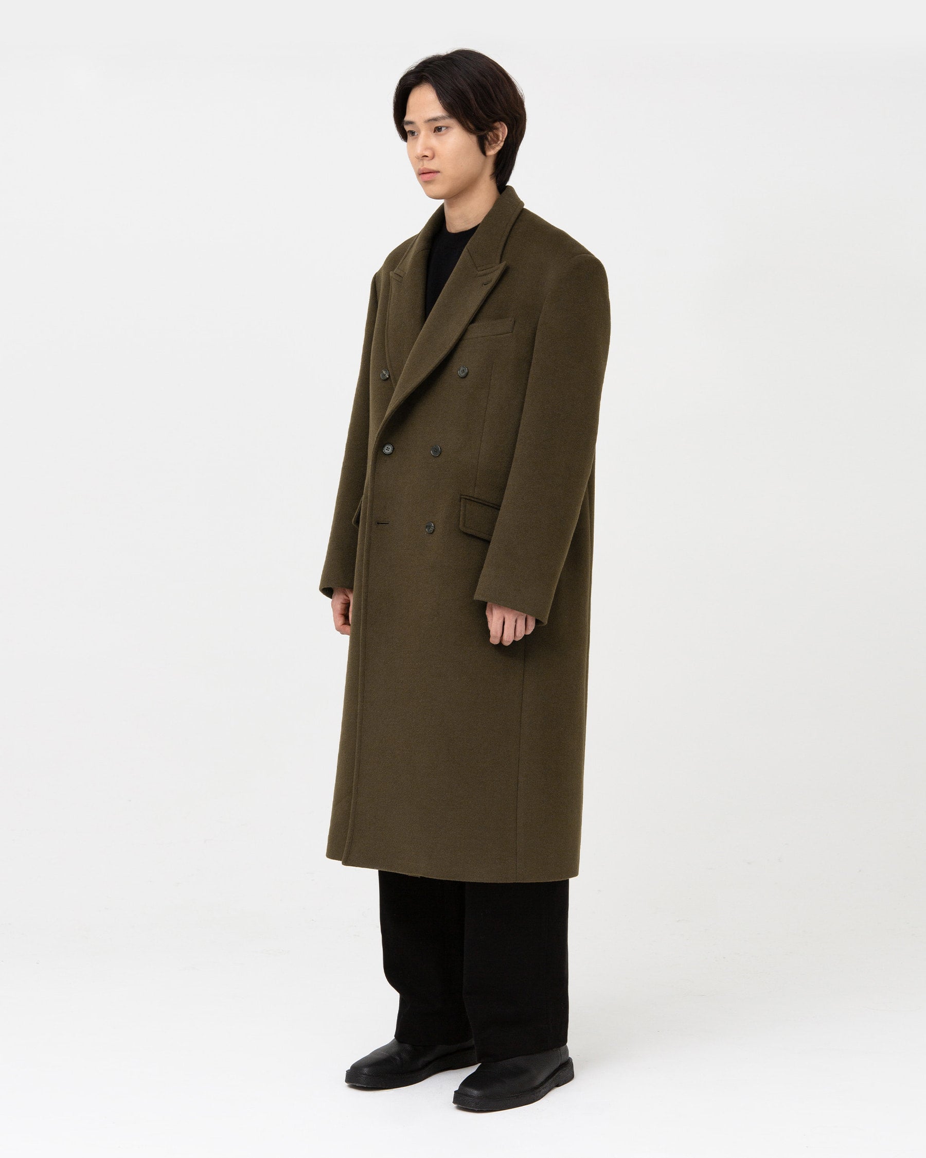 Brownyard - Double Breasted Coat (Mocha) product image 3 | TRAB K-Fashion Australia