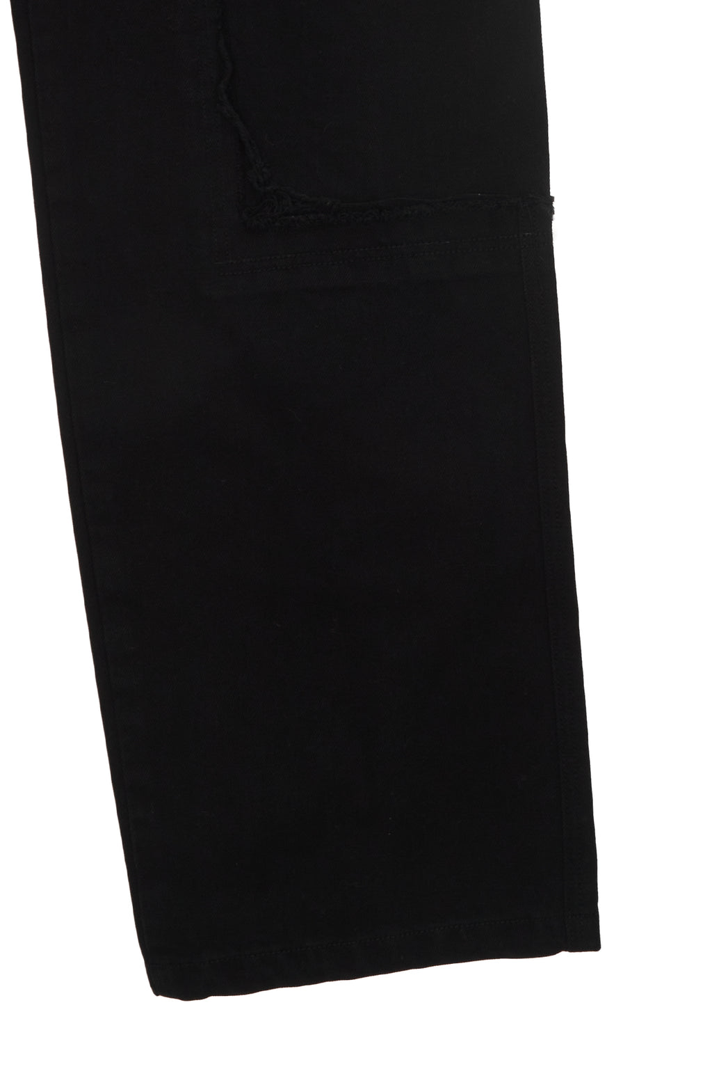 Matin Kim - Double Knee Cotton Denim Pants (Black) product image 4 | TRAB K-Fashion Australia
