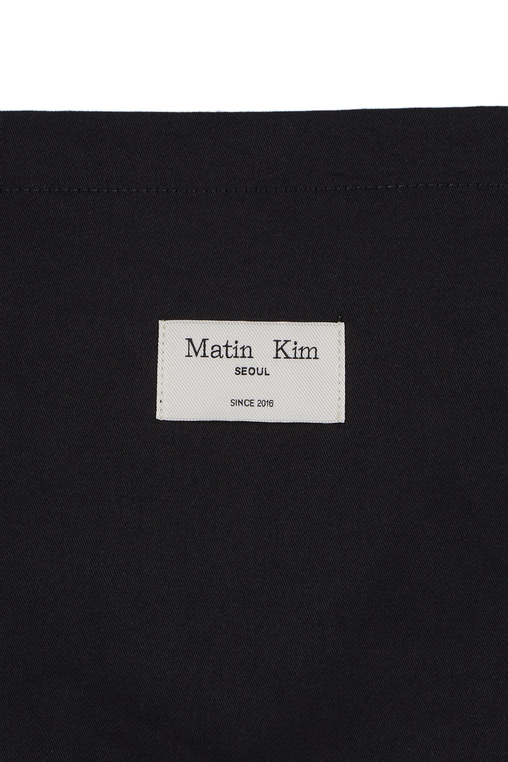 Matin Kim - Hangeul Big Logo Point Ecobag (Black) product image 4 | TRAB K-Fashion Australia