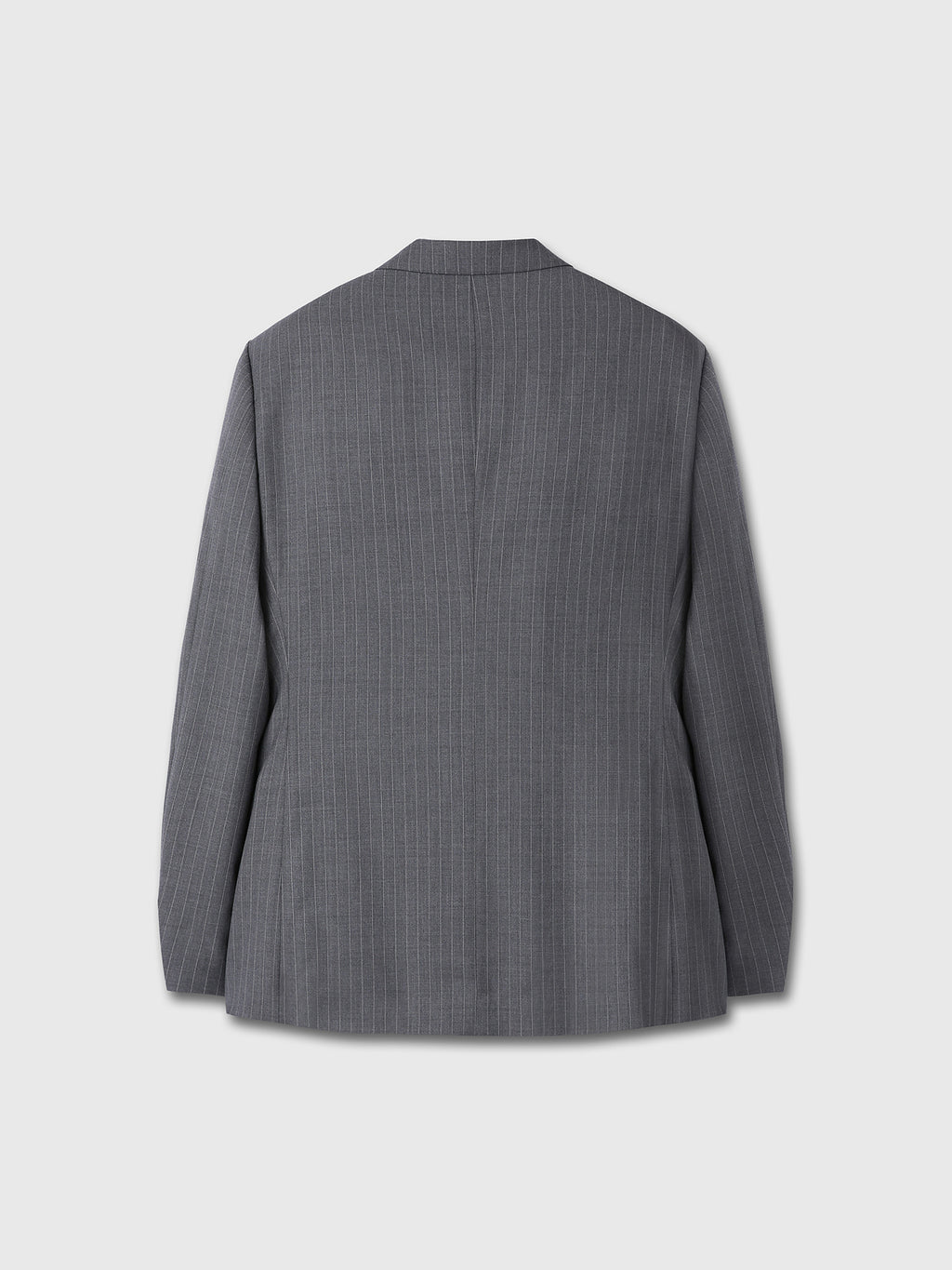 Tonywack - Striped Wool Double-Breasted Tailored Jacket (Grey Stripe) product image 10 | TRAB K-Fashion Australia