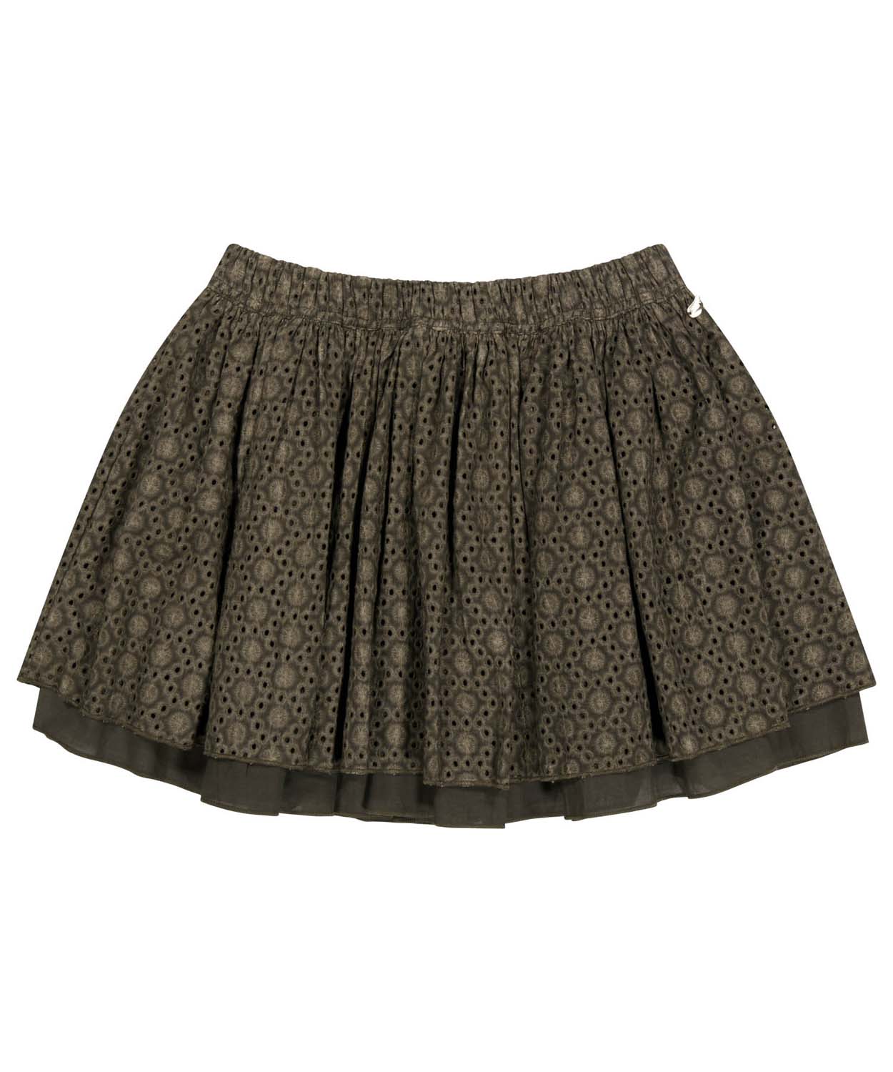 Coyseio - Flower Punching Skirt (Brown) product image 1 | TRAB K-Fashion Australia