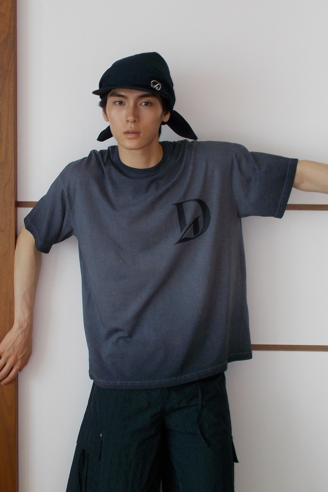 Deinet - Washed Logo T-Shirt (Black) product image 6 | TRAB K-Fashion Australia