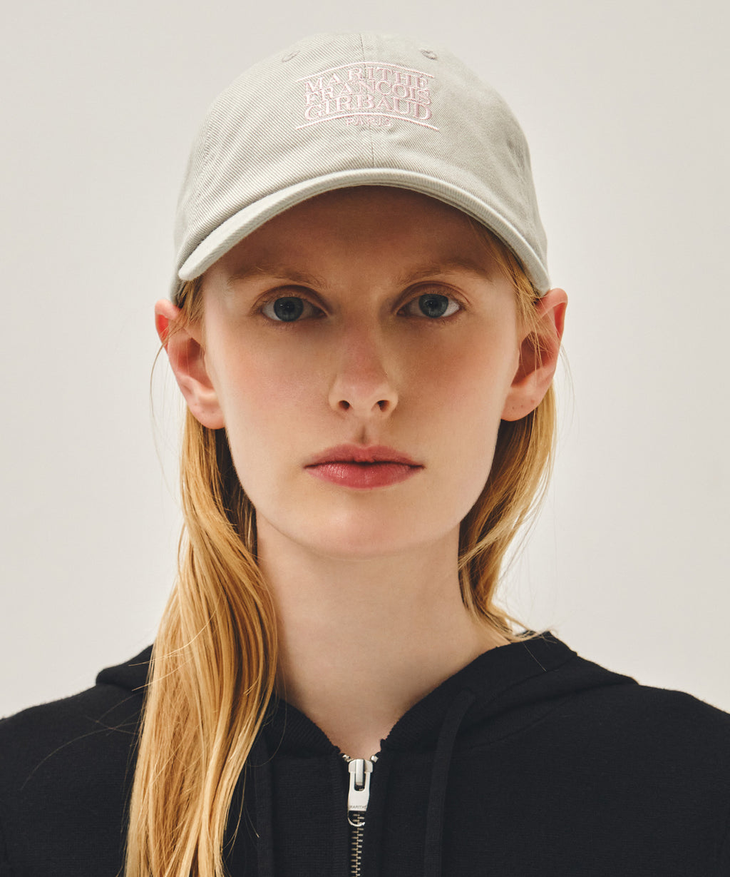 Marithe & Francois Girbaud - Small Classic Logo Cap (Light Gray) product image 5 | TRAB K-Fashion Australia
