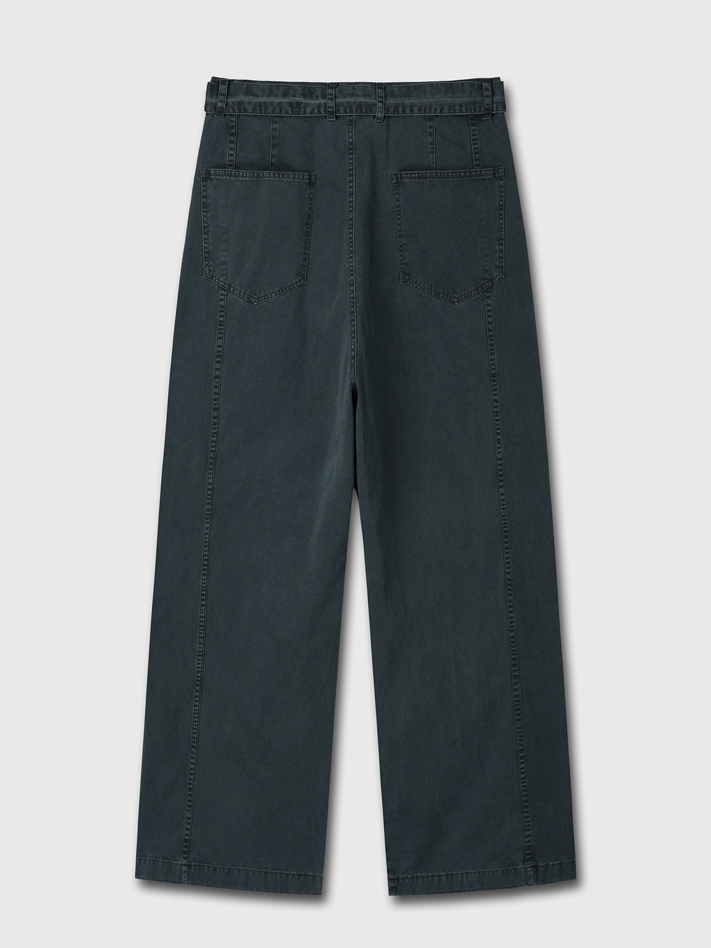 Tonywack - Garment-Dyed Cotton Belted Pants (Anthracite) product image 7 | TRAB K-Fashion Australia