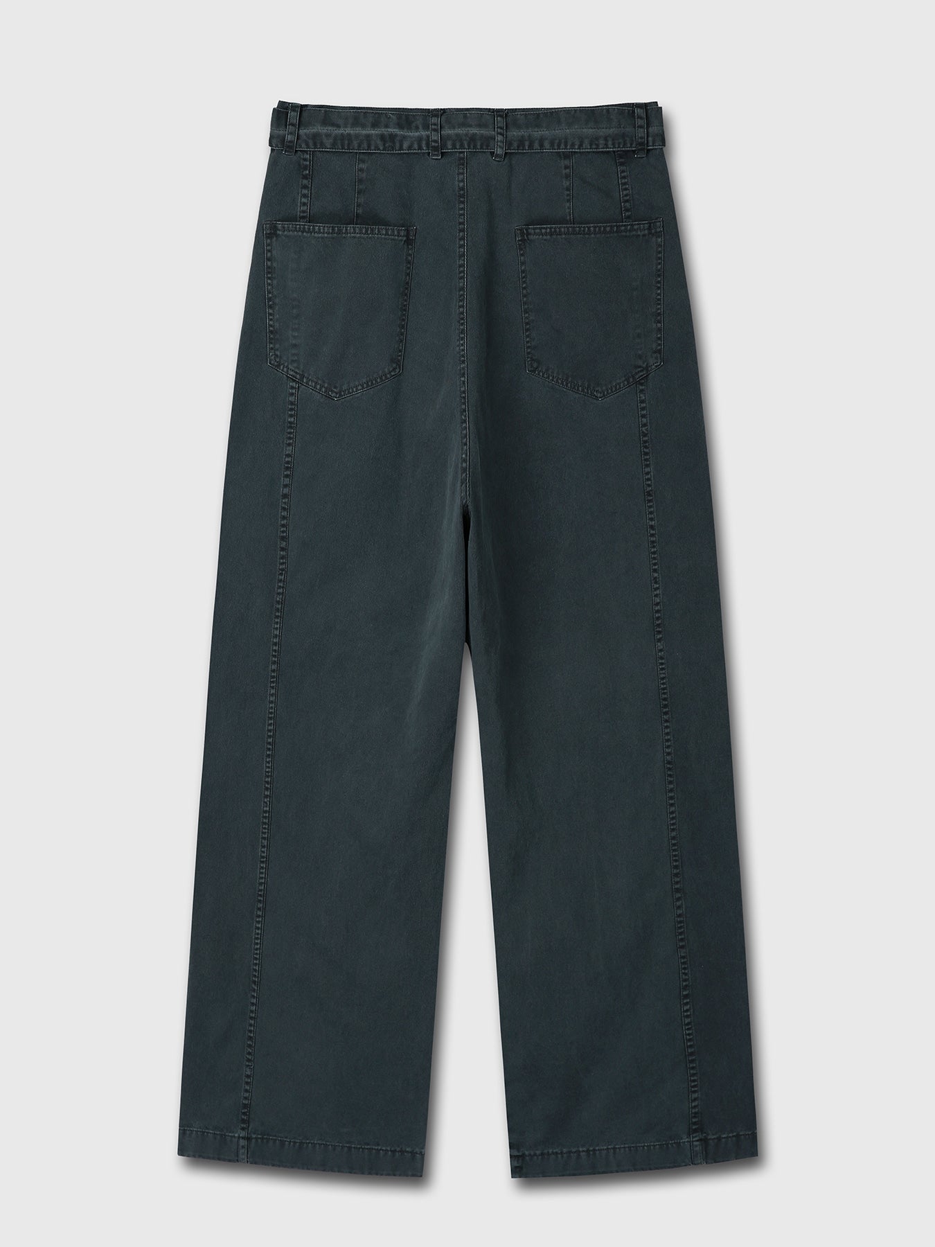 Tonywack - Garment-Dyed Cotton Belted Pants (Anthracite) product image 7 | TRAB K-Fashion Australia