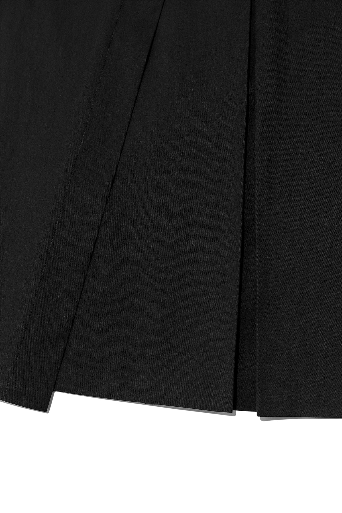 Matin Kim - A Line Pleats Belted Skirt (Black) product image 5 | TRAB K-Fashion Australia