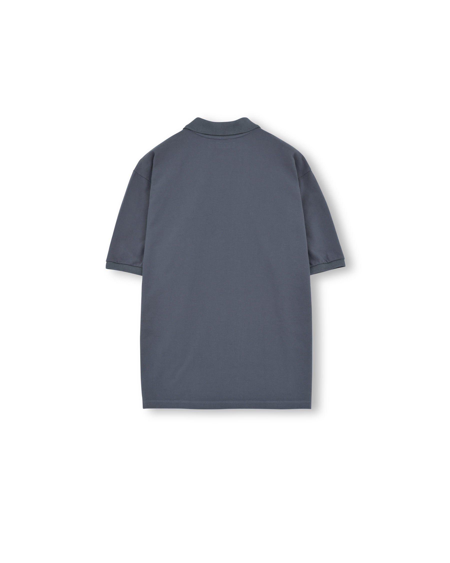 Brownyard - Cotton Pique Shirt (Blue Grey) product image 4 | TRAB K-Fashion Australia