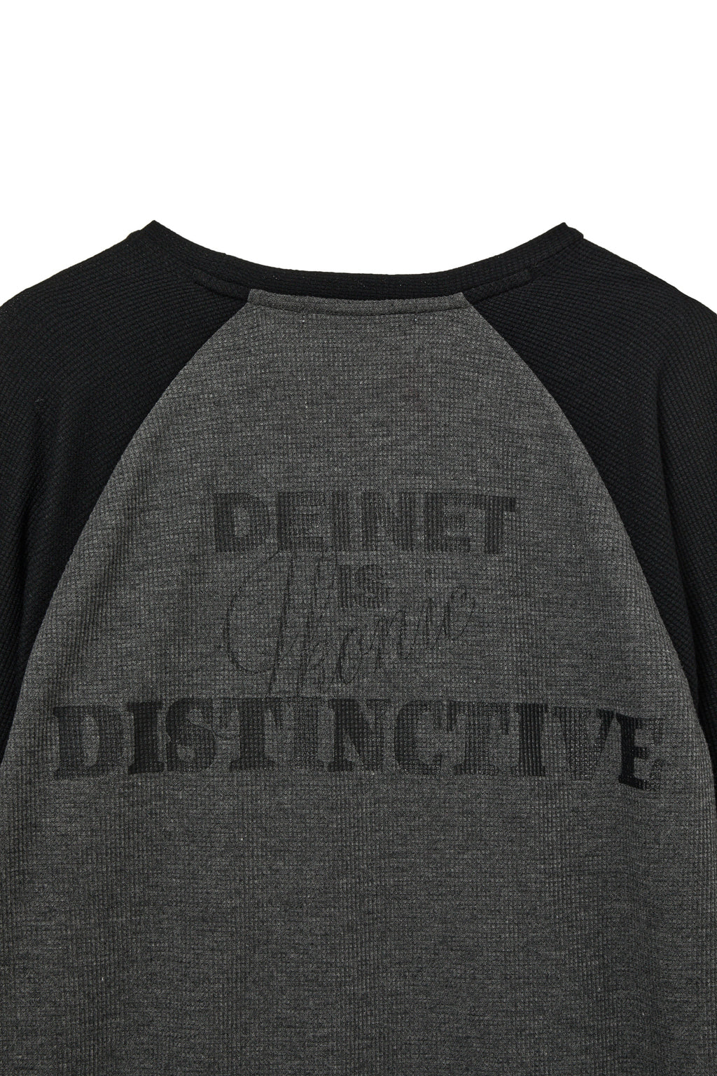 Deinet - Waffle Raglan Long Sleeve (Charcoal) product image 4 | TRAB K-Fashion Australia