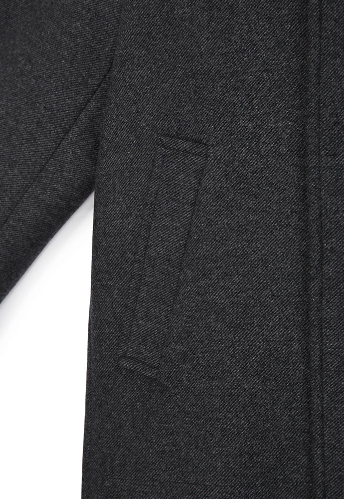 Tonywack - Brushed Wool Mac Over Coat (Twill Grey) product image 16 | TRAB K-Fashion Australia