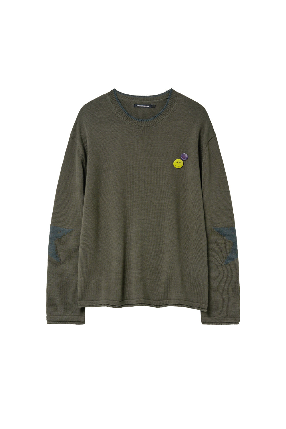 Hatchingroom - Stars Knit (Khaki) product image 1 | TRAB K-Fashion Australia