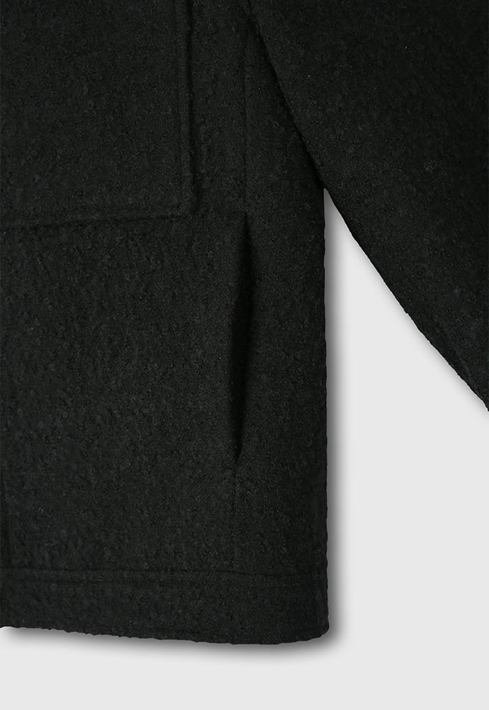 Tonywack - Brushed Wool Patch Pocket Blouson (Black) product image 14 | TRAB K-Fashion Australia