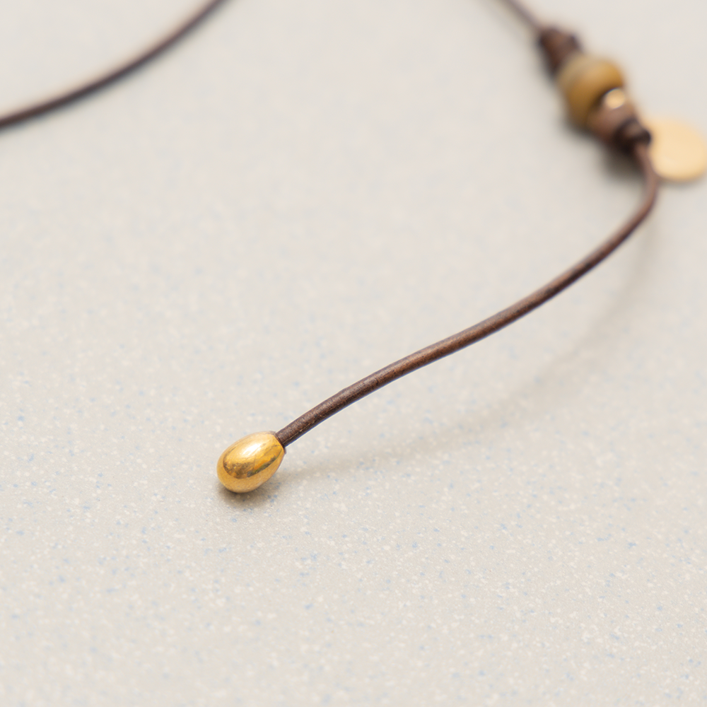 Towtow Archive - Concha Necklace (Brown) product image 3 | TRAB K-Fashion Australia