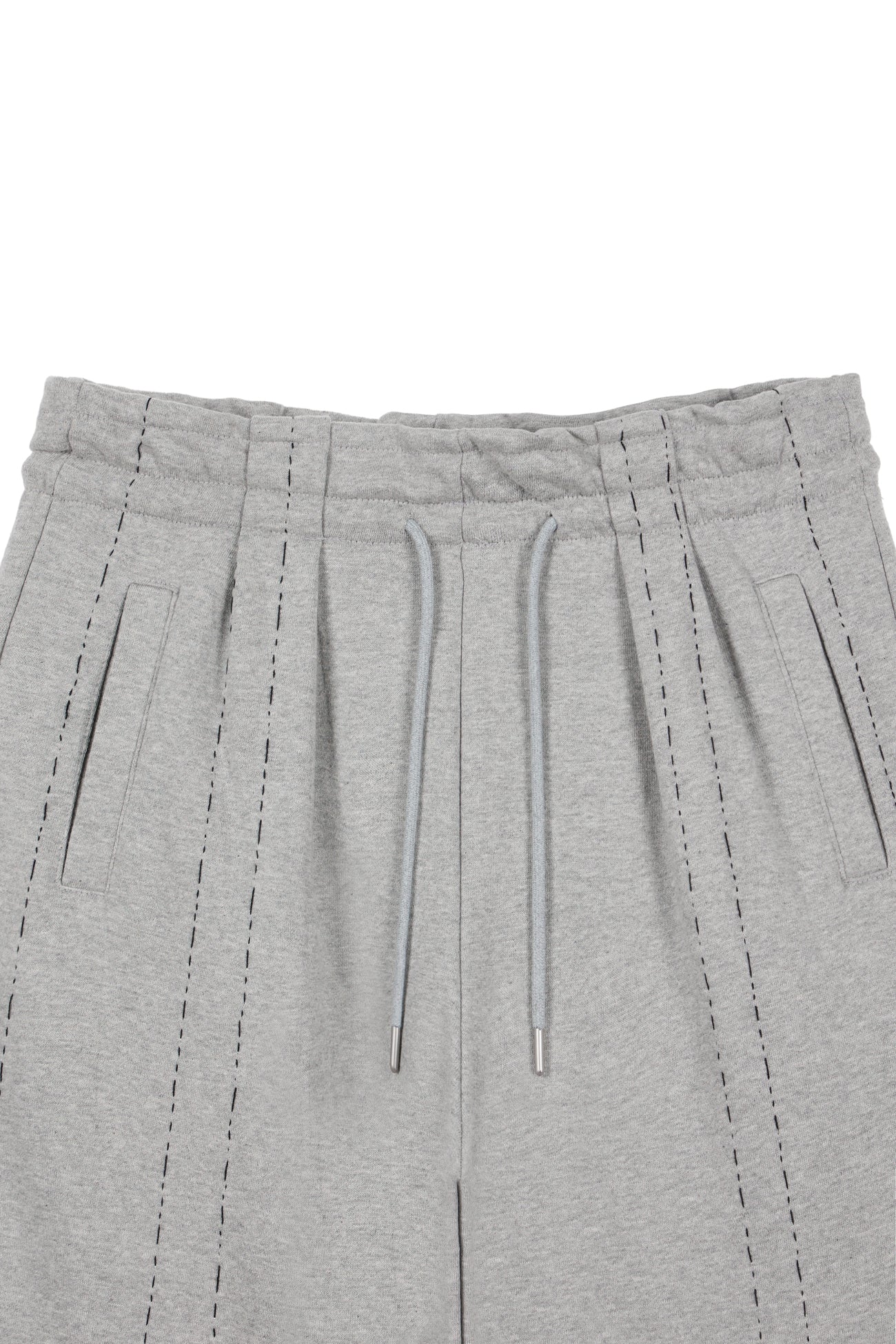 Deinet - Deinet Stitch Pintuck Sweat Pants (Melange Grey) product image 3 | TRAB K-Fashion Australia