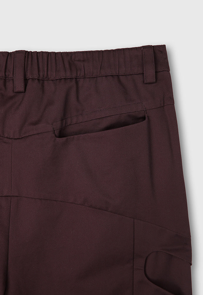 Tonywack - High Density Curved Multi-Pocket Pants (Dark Burgundy) product image 10 | TRAB K-Fashion Australia
