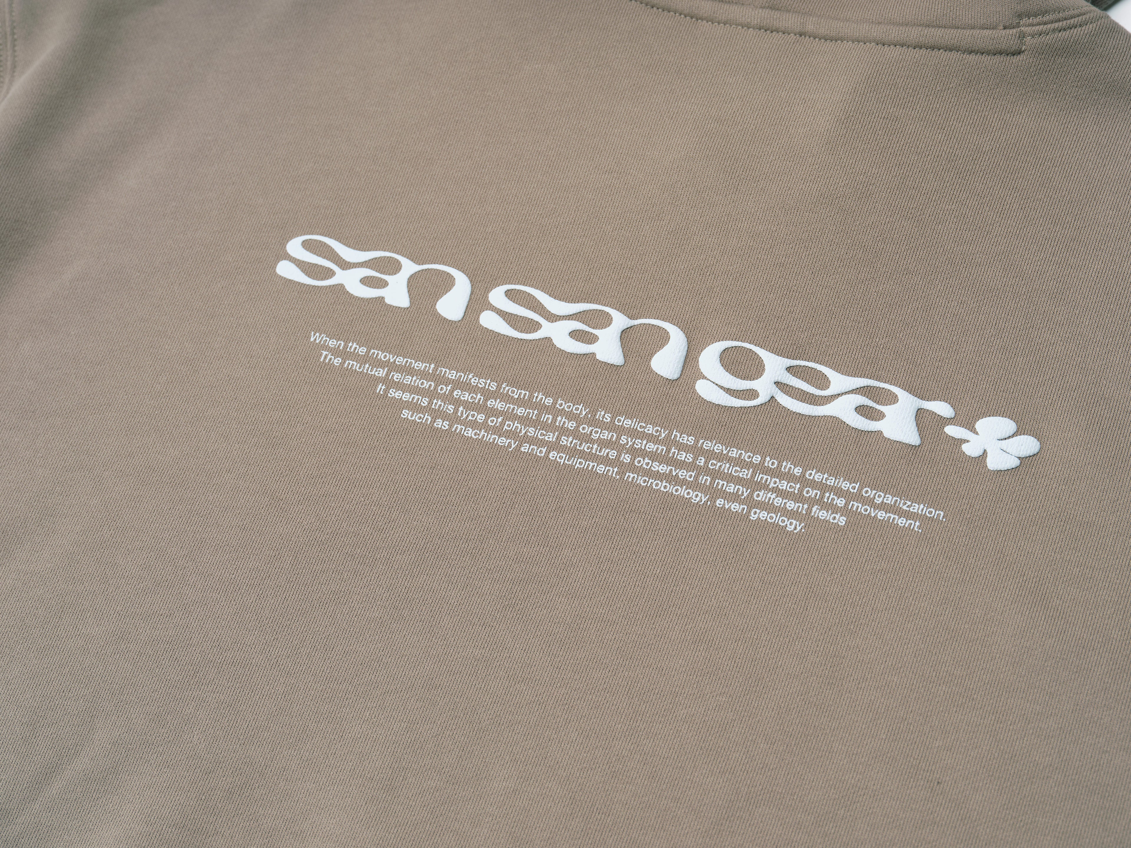 San San Gear - Logo Hoodie (Ash Brown) product image 7 | TRAB K-Fashion Australia