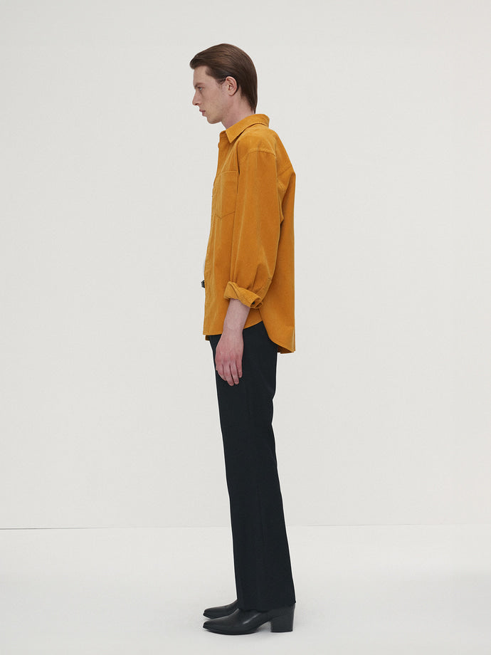 Tonywack - Washed Corduroy Distressed Shirt (Mustard) product image 2 | TRAB K-Fashion Australia