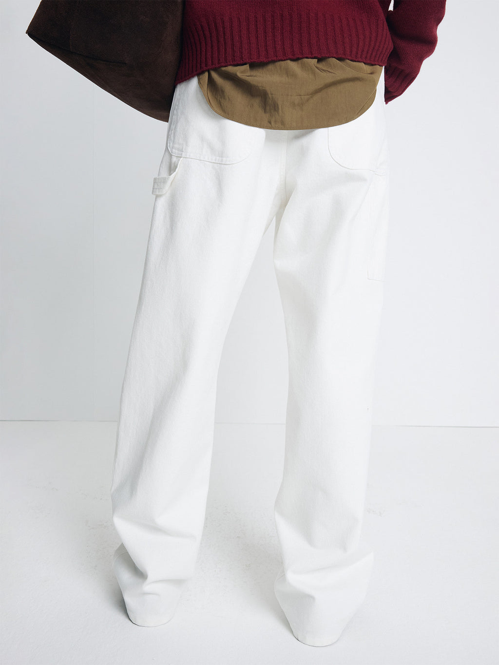 Tonywack - Brushed Cotton Painter Pants (White) product image 5 | TRAB K-Fashion Australia