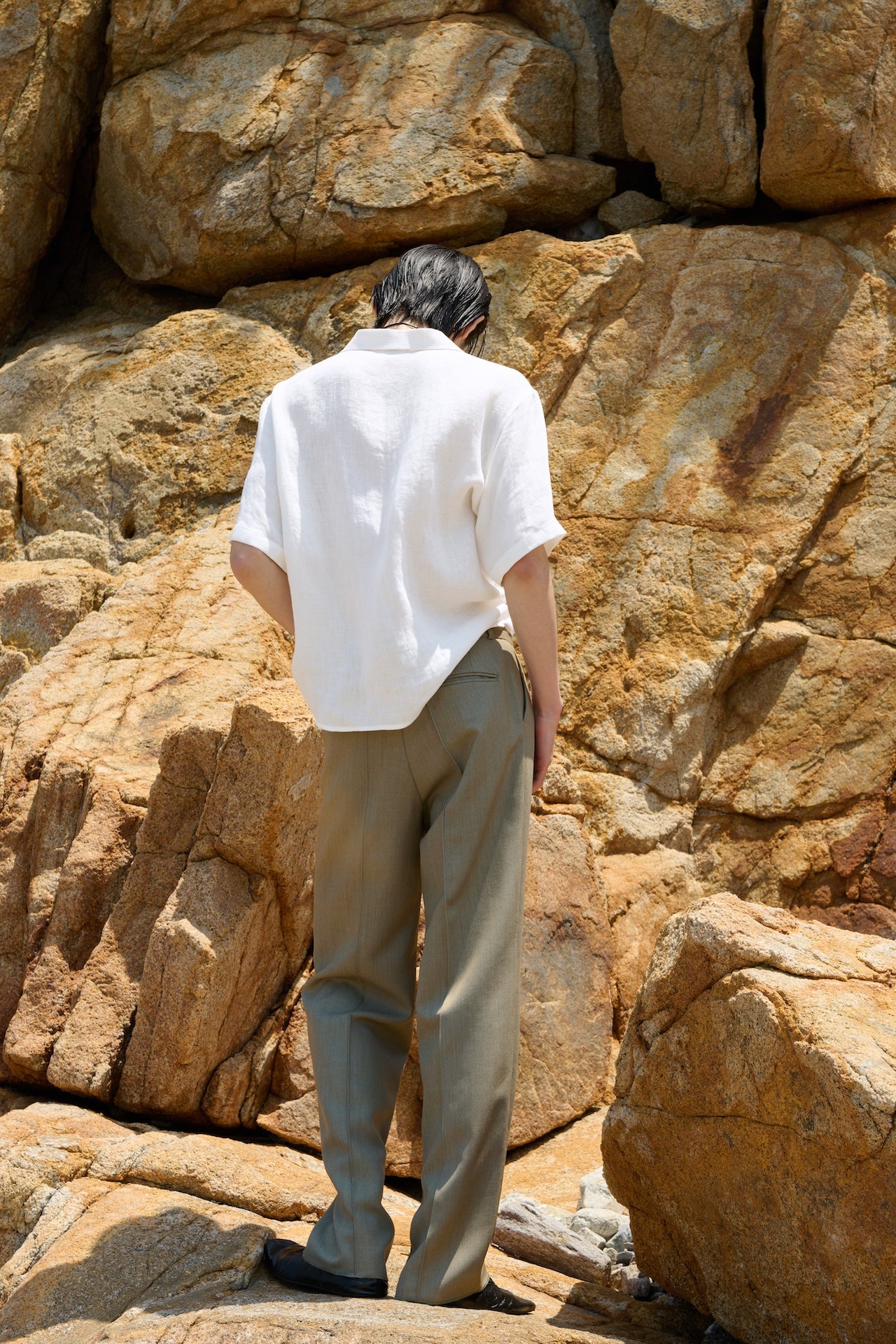 STU - Linen Shirt (Ivory) product image 2 | TRAB K-Fashion Australia