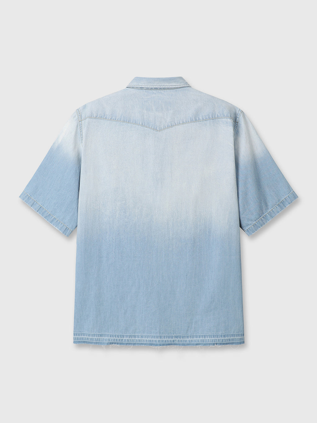 Tonywack - Washed Denim Cut-Off Shirt (Washed Blue) product image 9 | TRAB K-Fashion Australia