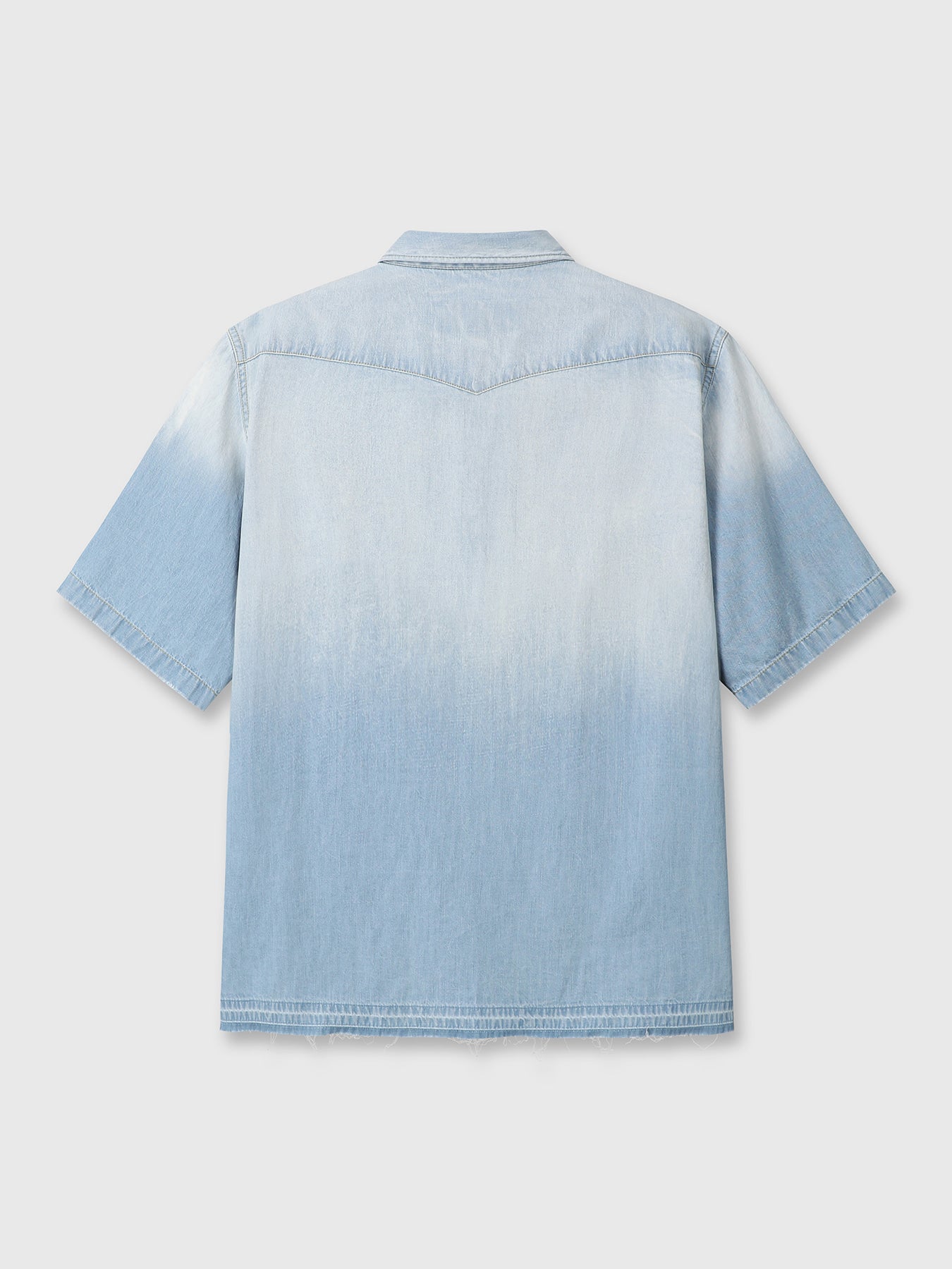 Tonywack - Washed Denim Cut-Off Shirt (Washed Blue) product image 9 | TRAB K-Fashion Australia