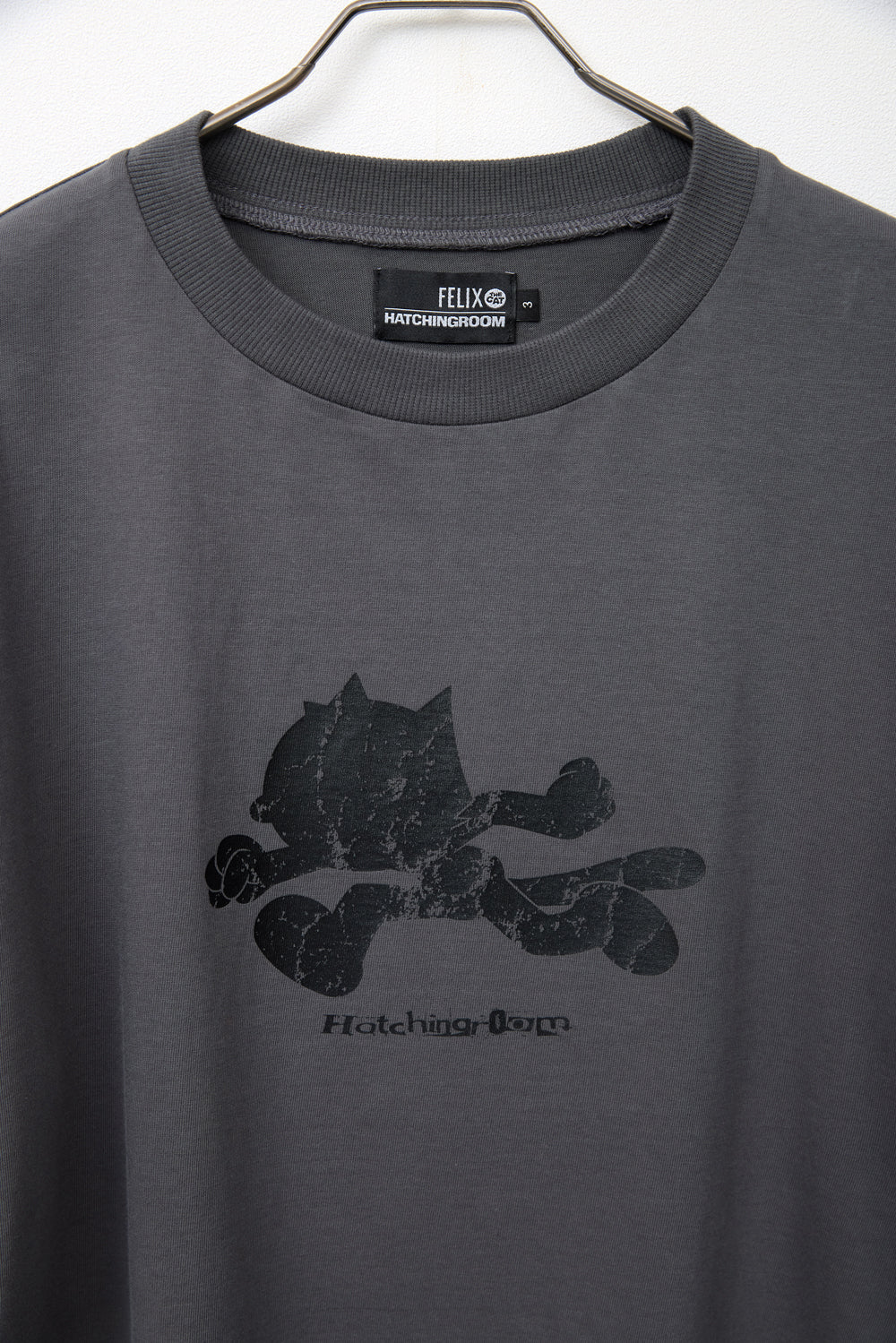Hatchingroom - Ghost Felix Tee (Graphite) product image 3 | TRAB K-Fashion Australia