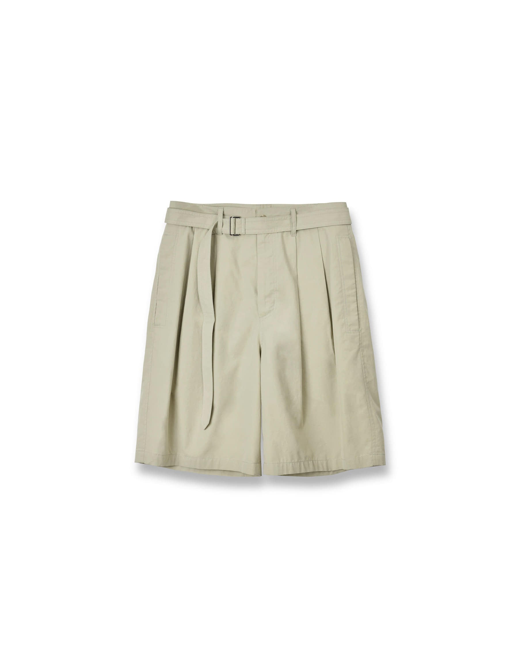 Brownyard - Belted Half Pants (Light Beige) product image 1 | TRAB K-Fashion Australia