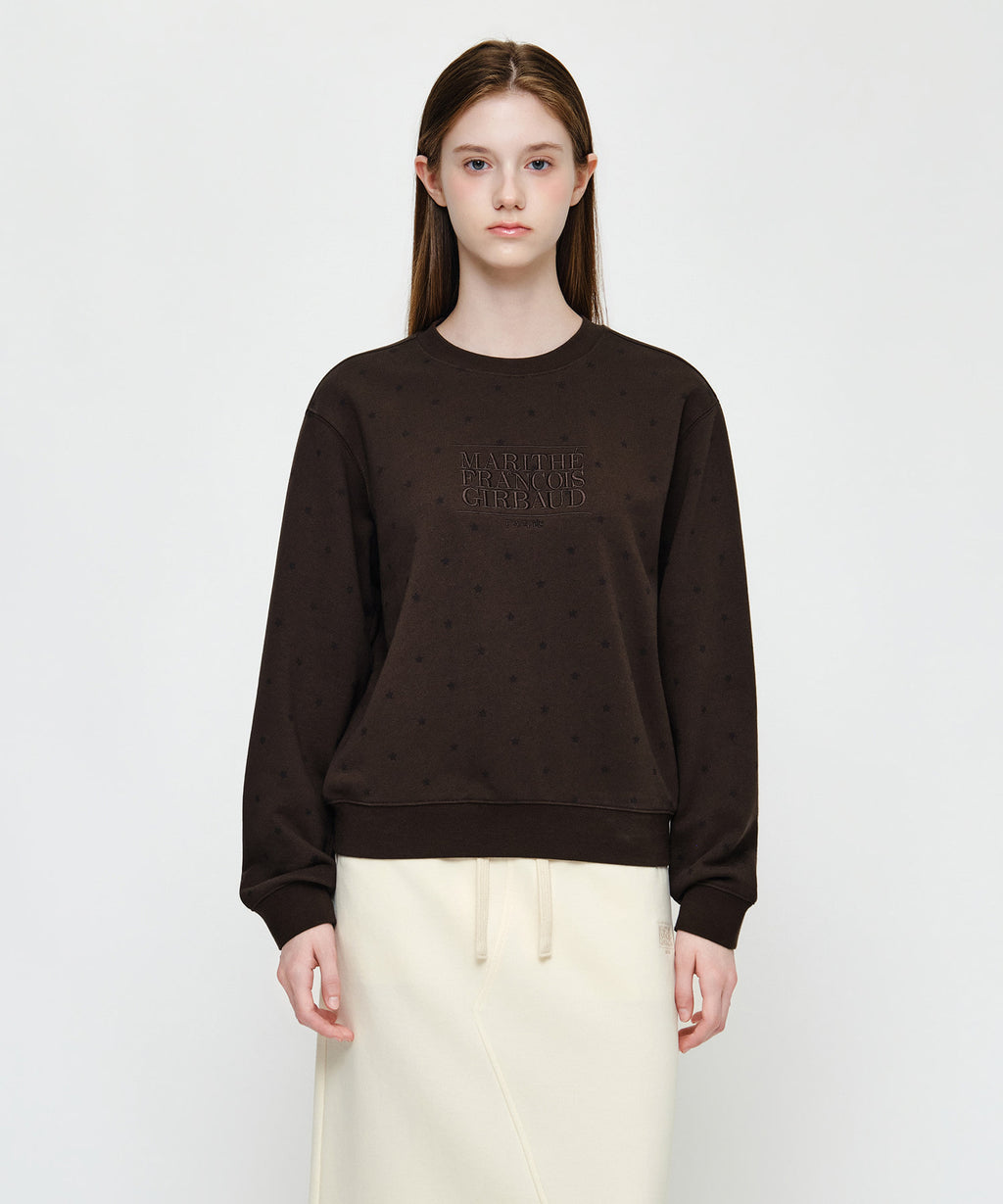 Marithe & Francois Girbaud - Classic Logo Sweatshirt (Brown) product image 1 | TRAB K-Fashion Australia