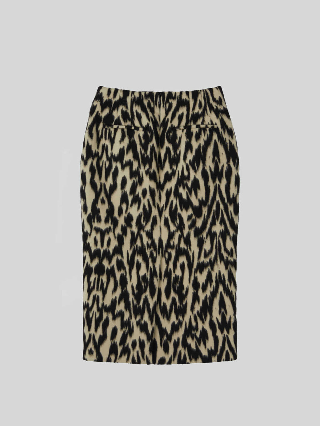 Recto - Leopard Wool Midi Skirt (Dark Brown) product image 7 | TRAB K-Fashion Australia