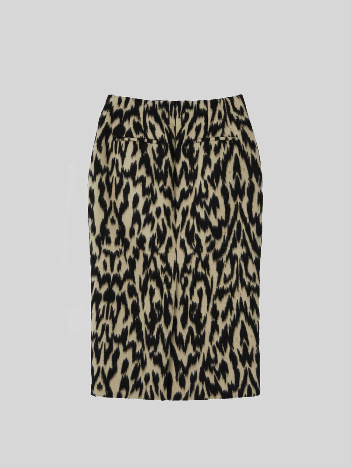 Recto - Leopard Wool Midi Skirt (Dark Brown) product image 7 | TRAB K-Fashion Australia