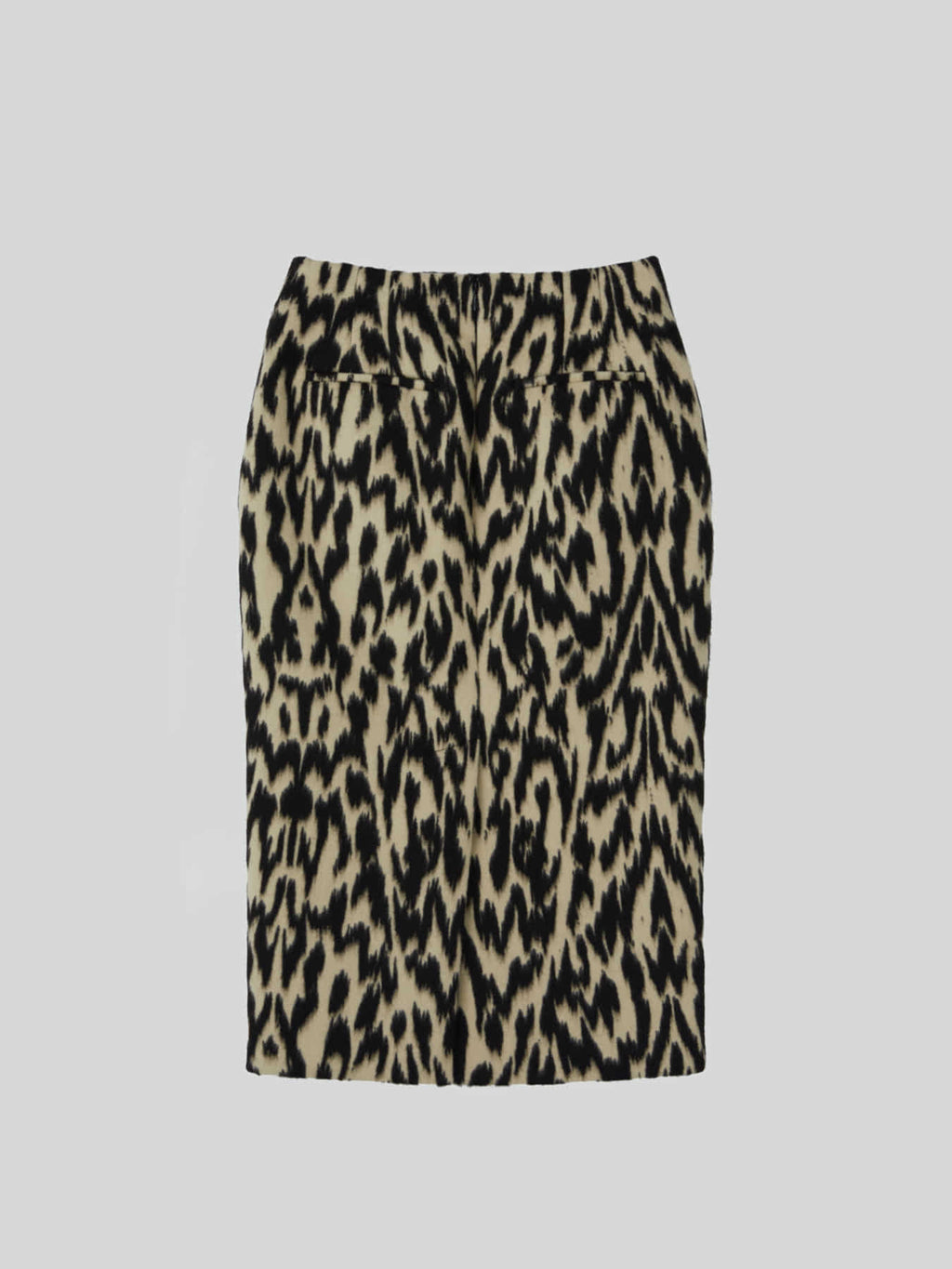 Recto - Leopard Wool Midi Skirt (Dark Brown) product image 7 | TRAB K-Fashion Australia