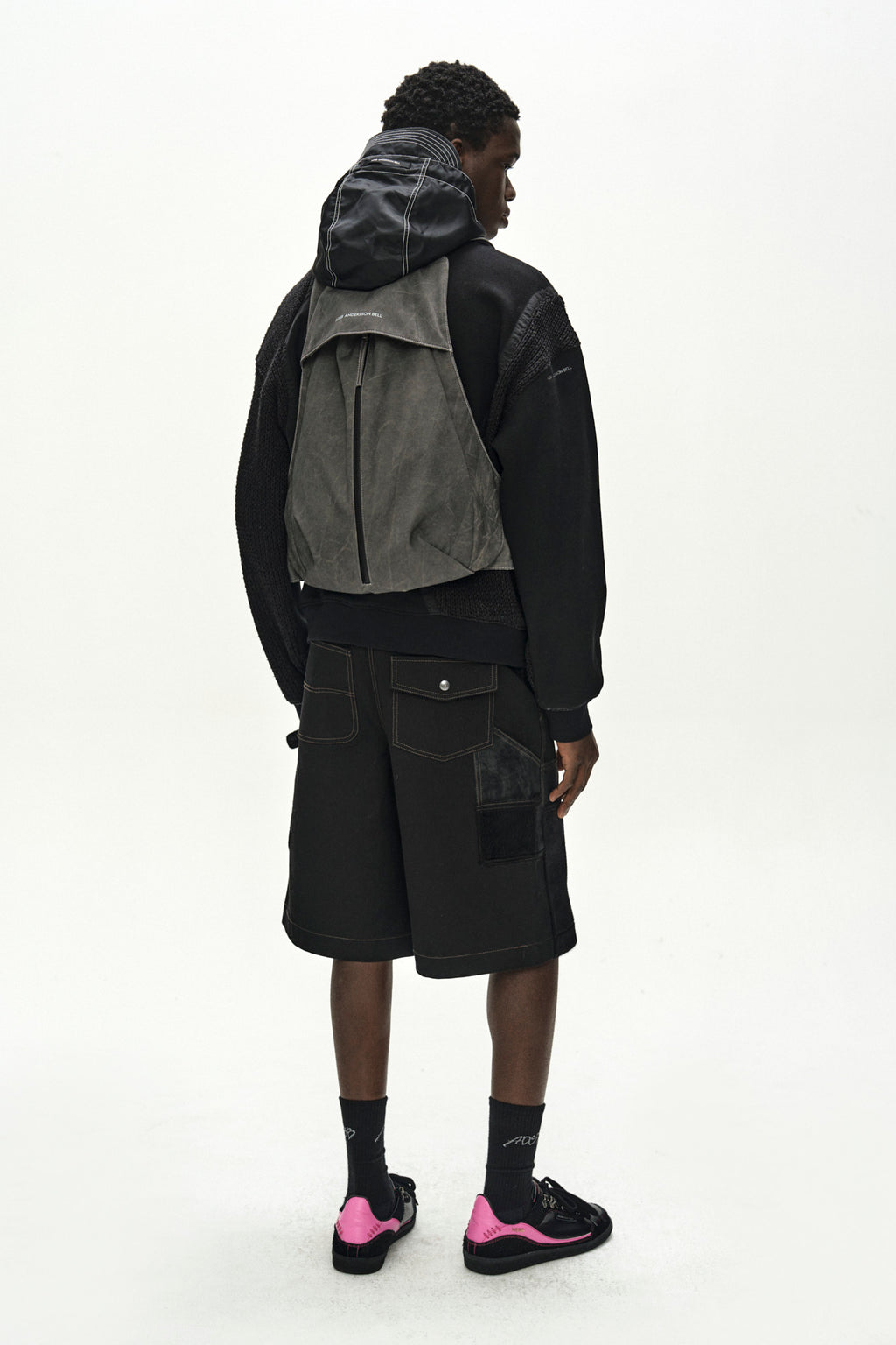 Andersson Bell - Tie-Dyed Vest Backpack (Anthracite) product image 7 | TRAB K-Fashion Australia