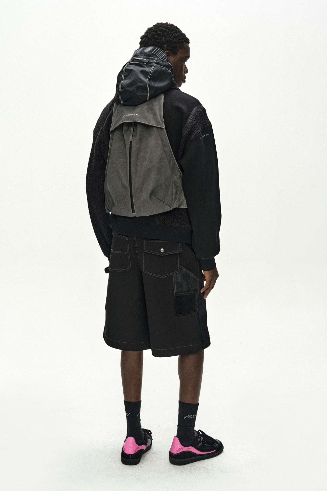 Andersson Bell - Tie-Dyed Vest Backpack (Anthracite) product image 7 | TRAB K-Fashion Australia